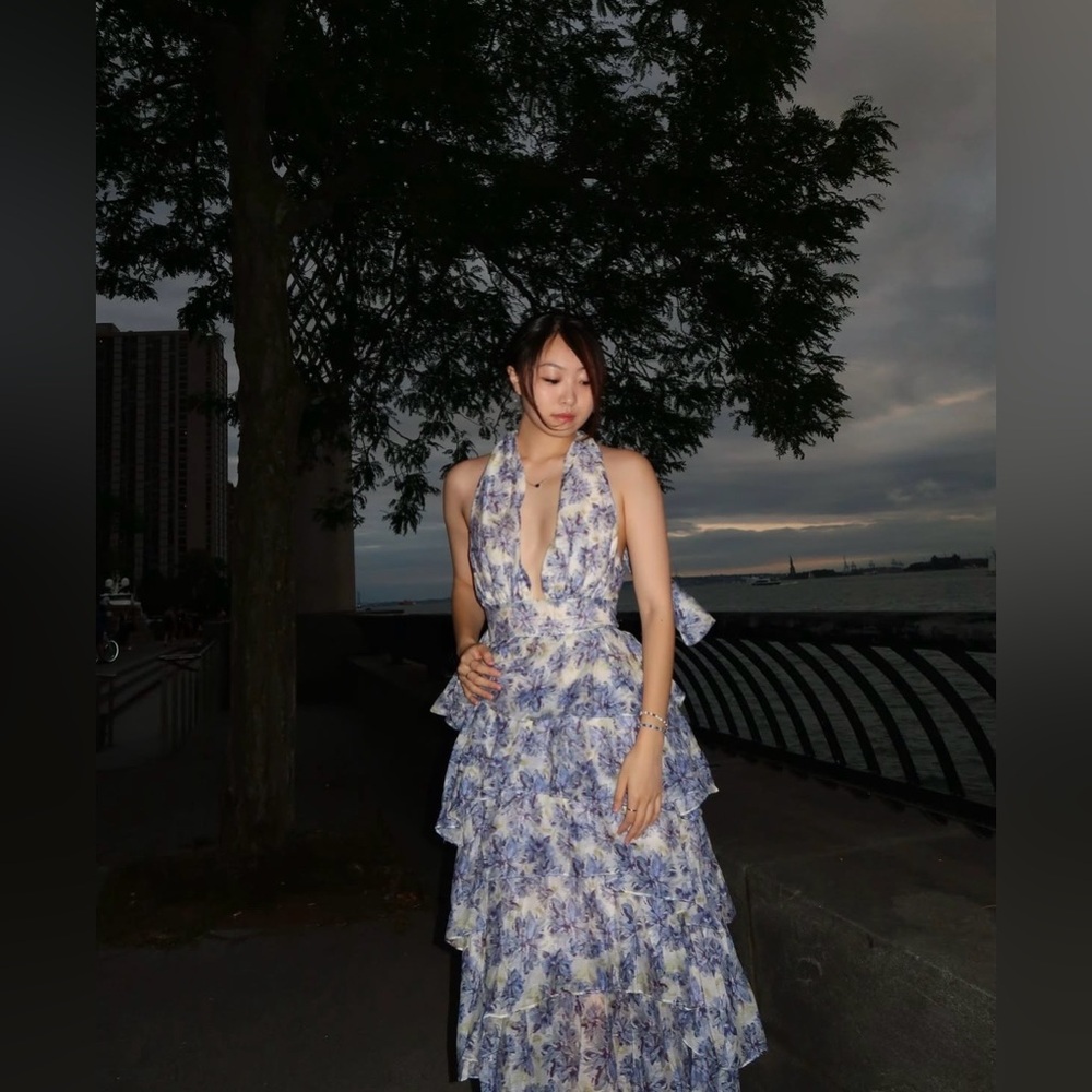 En Saison Odessa sleeveless tiered midi dress - Picture 8 of 16